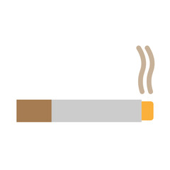 Cigarette Vector Flat Icon Design