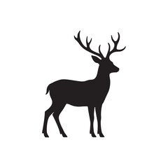 deer silhouette vector