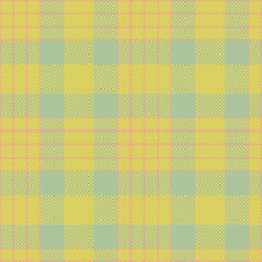 Muted pale salmon Tartan patterns fabric texture. Elegant Sandy dull yellow Seamless Tartan