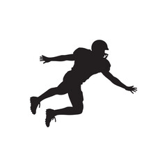 American football player silhouette