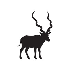 deer silhouette vector