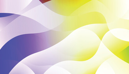 Template Modern Background With Curves Lines. For Elegant Pattern Cover Book. Vector Illustration with Color Gradient.