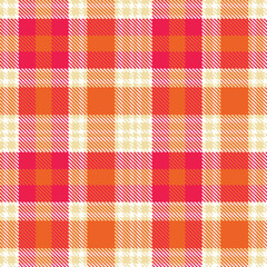 Plaid pattern seamless. Light beige & Cool white Tartan Fabric Design. 
