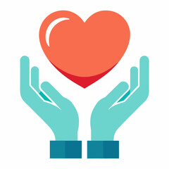 Fototapeta premium heart in hands