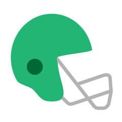Helmet Vector Flat Icon Design