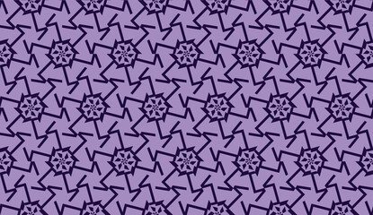 Elegant seamless background with polygonal line. Triangular style. Vector illustration. Light, dark purple color. Modern design for you business, project.