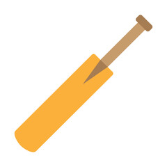 Cricket Bat Vector Flat Icon Design