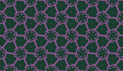 Purple color Pattern with abstract geometric design. Vector seamless illustration. Design for your interior wallpaper, fashion print, business presentation.