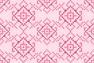 seamless pixel pattern, seamless pattern illustration.	
