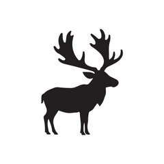 deer silhouette vector
