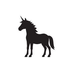 horse silhouette vector