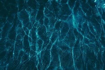 Dark turquoise water texture 