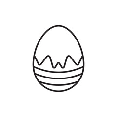 easter egg vector silhouette