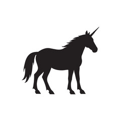 horse silhouette vector