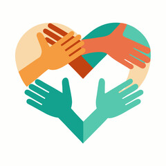 Obraz premium hands with heart