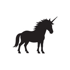 horse silhouette vector