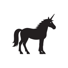 horse silhouette vector