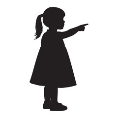 silhouette of a girl