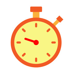 Stopwtach Vector Flat Icon Design