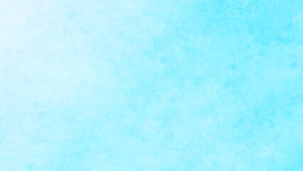 水彩風の背景フレーム素材 チラシ・Web・動画 背景素材 16:9サイズ 水色