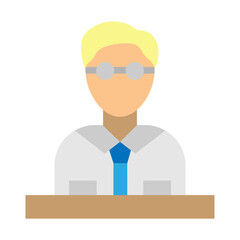 Principal Vector Flat Icon Design