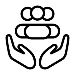 Community Support Outline Style Icon