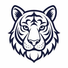 tiger head vector
