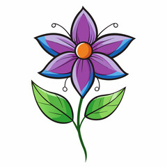 vector illustration of a flower