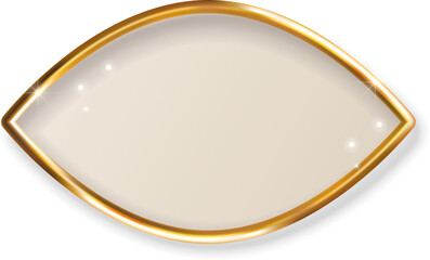 Luxury Gold Golden Frame Wedding Plate Border Ramadan Label Greeting Invitation Celebration Background