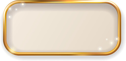 Luxury Gold Golden Frame Plate Border Ramadan Label Greeting Invitation Celebration Background