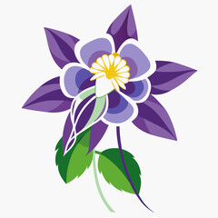 vector illustration of colorful flower