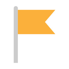 Destination Marker  Vector Flat Icon Design