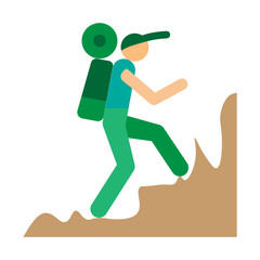Adventure  Vector Flat Icon Design