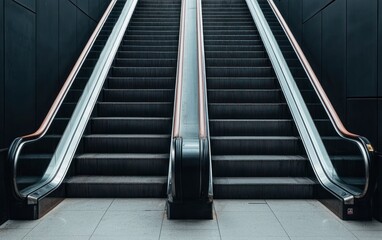 Dual Escalators in Modern Setting