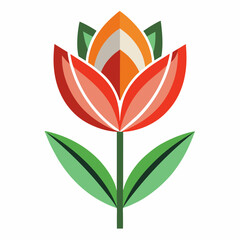 abstract flower logo