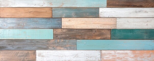 Obraz premium Rustic wooden planks collection home interior wall decor modern design close-up view aesthetic appeal