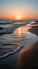 sunset at the beach