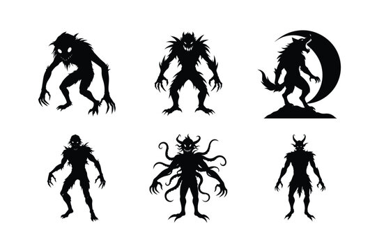 Monster Silhouettes Images  Browse 559,944 Stock Photos, Vectors, and  Video | Adobe Stock