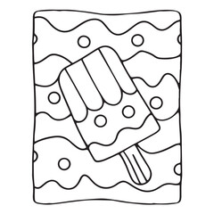 Comfy patterns coloring page, bold and easy coloring book page, patterns, mandala, flowers, floral, animals, vector illustration, line art, black and white, victor art, illustration