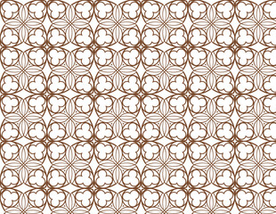 A decorative design showcasing a blend of brown and white patterns, creating a visually appealing texture