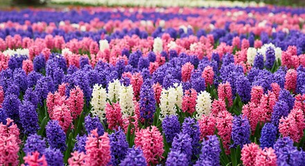 Hyacinth Harmony: A Pastel Paradise AI Generated
