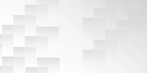 Abstract Modern White and Gray Background Design, Featuring Geometric Squares with Soft Shadows and Bright Lighting, Perfect for Business Branding and Professional Templates