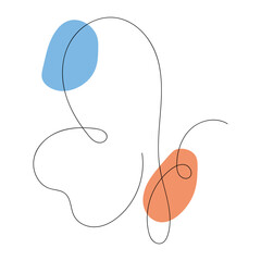 Butterfly Continuous Line Drawing