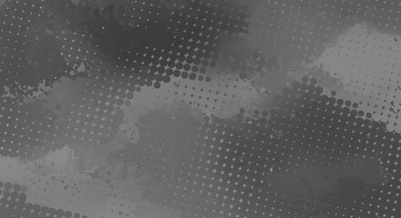 Halftone Dreamscape AI Generated