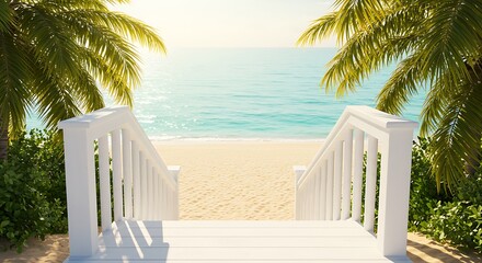 Golden Hour Escape AI Generated