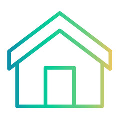 location Line Gradient Icon