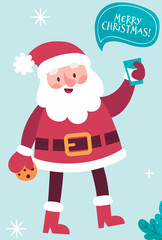 Weihnachten Cartoon, zeichnung, niedlich