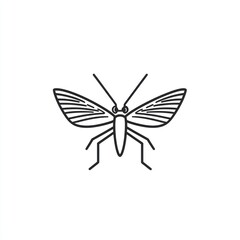 Fototapeta premium Elegant Insect Icon