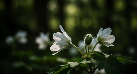 Forest's Whisper: Dawn's Embrace AI Generated