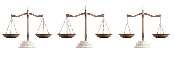 Four Precision Scales on transparent background